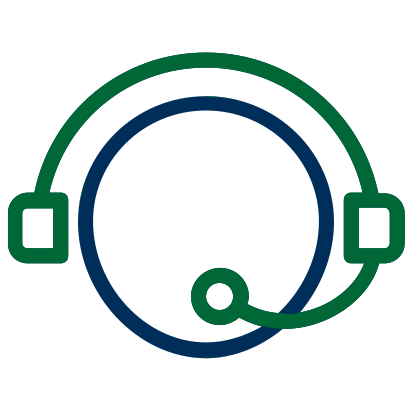 customer support icon colored